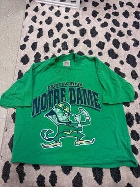 Notre Dame Fighting Irish Green Graphic Tee